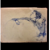<p>EDGAR WALTER (1917 &ndash; 1994) DESENHO GRAFITE- MODELO VIVO. MULHER DORMINDO, FIRENZE, 1954. MED: 25 X 33 CM.</p>