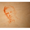 <p>EDGAR WALTER (1917 &ndash; 1994) DESENHO A SANGU&Iacute;NEA. AUTO RETRATO. D&Eacute;CADA DE 1950. MEDIDAS: 32 X 22 CM</p>