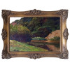 BAPTISTA DA COSTA (1865 - 1926).<br />Óleo sobre tela.<br />Rara obra iconográfica óleo sobre tela, com rica paleta de cores representando o Rio Piabanha Petrópolis. Linda obra adquirida em importante leilão organizado pela importantíssima organizadora de leilões Dagmar Saboia na cidade do Rio de Janeiro. M<br />38 X 55 CM. / 53 X 69 CM.<br /><br />João Batista da Costa (1865 — 1926) foi um pintor, desenhista, professor e ilustrador brasileiro.<br /><br />Filho de Francisco José da Costa e Emília da Costa. Após uma infância pobre passada no Asilo de Meninos Desvalidos, no Rio de Janeiro, Batista da Costa ingressou em 1885 na Academia Imperial de Belas Artes, com o apoio do Barão de Mamoré, Ministro do Império, onde foi aluno de Zeferino da Costa e de Rodolfo Amoedo.<br /><br />Em 1896, após ganhar o Prêmio Viagem à Europa, estudou em Paris na Academia Julian. Dois anos depois retorna ao Brasil e a partir de 1906 foi professor e depois diretor da Escalo Nacional de Belas Artes, onde trabalhou até a sua morte. BAPTISTA DA COSTA (1865 - 1926).<br />Óleo sobre tela.<br />Rara obra iconográfica óleo sobre tela, com rica paleta de cores representando o Rio Piabanha Petrópolis. Linda obra adquirida em importante leilão organizado pela importantíssima organizadora de leilões Dagmar Saboia na cidade do Rio de Janeiro. M<br />38 X 55 CM. / 53 X 69 CM.<br /><br />João Batista da Costa (1865 — 1926) foi um pintor, desenhista, professor e ilustrador brasileiro.<br /><br />Filho de Francisco José da Costa e Emília da Costa. Após uma infância pobre passada no Asilo de Meninos Desvalidos, no Rio de Janeiro, Batista da Costa ingressou em 1885 na Academia Imperial de Belas Artes, com o apoio do Barão de Mamoré, Ministro do Império, onde foi aluno de Zeferino da Costa e de Rodolfo Amoedo.<br /><br />Em 1896, após ganhar o Prêmio Viagem à Europa, estudou em Paris na Academia Julian. Dois anos depois retorna ao Brasil e a partir de 1906 foi professor e depois diretor da Escalo Nacional de Belas Artes, onde trabalhou até a sua morte.