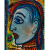 <p>Chanina - Figura feminina - ost - 28 x 23 - cie - 2004</p>