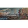 <p>Eug&ecirc;nio Proen&ccedil;a Sigaud - Ode ao trabalhador da Guanabara - guache - 26 x 58 - csd - 1951</p>