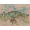 <p>Martha Loutsch - Paisagem - aquarela - 50 x 70 - cie - 1947</p>