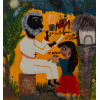 <p>Jú cabeleireiro - Preto velho - óleo sobre placa - 57 x 55 - md</p>