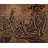 <p>Pablo Picasso - Figuras - linóleogravura - 32 x 37</p>