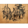 <p>Álvaro Apocalypse - Sem título - pastel sobre cartão - 70 x 100 - canto inferior direito - 1967</p>
