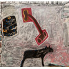 <p>Siron Franco - A ca&ccedil;ada - &oacute;leo sobre tela - 180 x 190 - verso - 1992/93</p><br /><p>Apresenta etiqueta da Bolsa de Arte de Porto Alegre&nbsp;</p><br /><p>Apresenta etiqueta da Galeria de Arte Paulo Darz&eacute;&nbsp;</p>