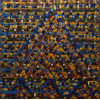 <p>Fernando Lucchesi - Africanas - óleo sobre tela sobre madeira - 30 x 30 - verso - 2001</p>