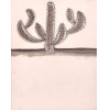 <p>ALDEMIR MARTINS - Cactus - Nanquim sobre papel - Dat. 1959 - CID - (Acompanha certificado) - 25 x 20 cm.</p>