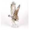 <p>Hutschenreuther selb, imponente escultura em porcelana alemã representando “Ave de rapina” (provavelmente uma águia-real ou um falcão). 42cm alt x 20cm larg.</p>