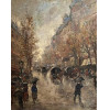 <p>Ass. ilegível – Cena urbana. OST. CID. 44 x 34 cm.</p> <p>Ass. ilegível – Cena urbana. OST. CID. 44 x 34 cm.</p>