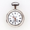 <p>Relógio de bolso em prata de lei com mostrador de porcelana assinado Sotrel - Geneve, movimento interno escamoteável. Séc XVIII/XIX.</p> <p>Relógio de bolso em prata de lei com mostrador de porcelana assinado Sotrel - Geneve, movimento interno escamoteável. Séc XVIII/XIX.</p>
