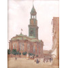 <p>Ernst Dargen Igreja de São Miguel (Michaeliskirche) em Hamburgo, Alemanha, aquela. Ernst Dargen (1866–1929) foi um pintor e arquiteto alemão, reconhecido por suas representações realistas de arquitetura e paisagens urbanas. Nascido em Hamburgo e falecido em Munique, estudou na Universidade Técnica de Stuttgart com Adolph Treidler e, posteriormente, pintura em Munique com Friedrich Fehr e Eugen Bracht. Especializou-se em técnicas como aquarela, guache e têmpera, retratando sobretudo cidades históricas alemãs como Rothenburg ob der Tauber, Nuremberg e Bamberg. Destacou-se pela elevada precisão técnica em suas composições arquitetônicas. CID - 46 x 36 cm.</p> <p>Ernst Dargen Igreja de São Miguel (Michaeliskirche) em Hamburgo, Alemanha, aquela. Ernst Dargen (1866–1929) foi um pintor e arquiteto alemão, reconhecido por suas representações realistas de arquitetura e paisagens urbanas. Nascido em Hamburgo e falecido em Munique, estudou na Universidade Técnica de Stuttgart com Adolph Treidler e, posteriormente, pintura em Munique com Friedrich Fehr e Eugen Bracht. Especializou-se em técnicas como aquarela, guache e têmpera, retratando sobretudo cidades históricas alemãs como Rothenburg ob der Tauber, Nuremberg e Bamberg. Destacou-se pela elevada precisão técnica em suas composições arquitetônicas. CID - 46 x 36 cm.</p>