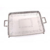 <p>Bandeja em prata de lei teor 833 - 39 x 62 cm. Brasil Séc. XX</p> <p>Bandeja em prata de lei teor 833 - 39 x 62 cm. Brasil Séc. XX</p>