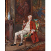 <p>BORIONE LOUIS BERNARD - 1865-1920 - OSM - CID - Fidalgo e Arara azul. Destacado pintor acadêmico francês, célebre por suas pinturas de gênero e cenas detalhadas de interiores. Ele ganhou grande notoriedade no final do século XIX por retratar de forma satírica e bem-humorada o cotidiano da alta hierarquia da Igreja Católica, especialmente cardeais - 26 x 20 cm.</p> <p>BORIONE LOUIS BERNARD - 1865-1920 - OSM - CID - Fidalgo e Arara azul. Destacado pintor acadêmico francês, célebre por suas pinturas de gênero e cenas detalhadas de interiores. Ele ganhou grande notoriedade no final do século XIX por retratar de forma satírica e bem-humorada o cotidiano da alta hierarquia da Igreja Católica, especialmente cardeais - 26 x 20 cm.</p>