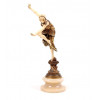 <p>Claire J R Colinet - Corinthian Dancer - Escultura executada em fino bronze cinzelado e marfim, assinada na base. França período Art Noveaux - referencias Bibliográficas Art Deco and Other Figures by Bryan Catley - Page 122 Art Deco Sculpture by Victor Arwas. Restauro no pé. medida total - 34 cm alt, medida escultura 30 cm alt.</p> <p>Claire J R Colinet - Corinthian Dancer - Escultura executada em fino bronze cinzelado e marfim, assinada na base. França período Art Noveaux - referencias Bibliográficas Art Deco and Other Figures by Bryan Catley - Page 122 Art Deco Sculpture by Victor Arwas. Restauro no pé. medida total - 34 cm alt, medida escultura 30 cm alt.</p>