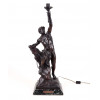 <p>Emile-Louis Picault - Le Génie humain - Luminária Francesa em bronze patinado - 75 cm alt. (Com restauro)24 de agosto de 1833 – 24 de agosto de 1915) foi um escultor francês, mais conhecido por obras que retratam temas alegóricos e patrióticos, e heróis mitológicos. Picault foi um durante sua longa carreira como escultor. Ele começou a expor suas obras no Salão de 1863. Ele assinou a maioria de seus trabalhos como E. Picault.</p> <p>Emile-Louis Picault - Le Génie humain - Luminária Francesa em bronze patinado - 75 cm alt. (Com restauro)24 de agosto de 1833 – 24 de agosto de 1915) foi um escultor francês, mais conhecido por obras que retratam temas alegóricos e patrióticos, e heróis mitológicos. Picault foi um durante sua longa carreira como escultor. Ele começou a expor suas obras no Salão de 1863. Ele assinou a maioria de seus trabalhos como E. Picault.</p>