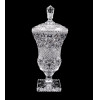 <p>Compoteira em cristal prensado, decorado com trabalho estilo bico de jaca. 34 cm alt, 14 cm diâm.</p> <p>Compoteira em cristal prensado, decorado com trabalho estilo bico de jaca. 34 cm alt, 14 cm diâm.</p>