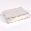 <p>Caixa cigarreira em prata de lei - 16 x 11 cm.</p>