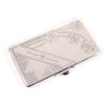 <p>Caixa cigarreira em prata de lei marca do prateiro M.K . Rússia Séc. XIX . - menor 11 x 6 cm. M. Karpinsky encontrado em sua prata refere-se a Mikhail Mikhailovich Karpinsky, um proeminente e oficial Mestre de Ensaios russo que atuou em São Petersburgo entre 1825 e 1838.</p>
