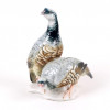 <p>Escultura de porcelana - Perdizes - medindo - 29 cm alt x 22 cm larg.</p>