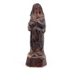 <p>Paulistinha - escultura em terracota representando Nossa Senhora - 13 cm Alt. Brasil Séc. XIX</p>