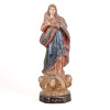 <p>Nossa Senhora da conceição em madeira lavrada e policromada - 64 cm alt.</p>