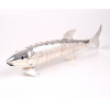 <p>Peixe articulado executado em prata de lei. 52 cm comp.</p>