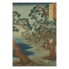 <p>Hiroshige Utagawa. Praia de Maiko, Província de Harima - Série 60 e Poucas Províncias do Japão. Cromolitografia policrômica sobre seda colada em papel; 29,1 cm x 20,1 cm (a mancha). Acima à direita e no meio à esquerda, ideogramas japonês. Embaixo à direita, Edizione Beatrice D'Este - Milano e, à esquerda, B/120. Embaixo, no lado direito: Printed in Italy.</p><br /><p>Reedição artística de luxo da gravura original de Hiroshige, reproduzida sobre seda natural em tiragem limitada. </p><br /><p>Observações: Impressão vintage produzida pela editora milanesa Beatrice D’Este, especializada em reproduções de obras-primas orientais e ocidentais em seda natural durante as décadas de 1950–1960.</p>