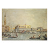 <p>Autoria não Identificada. Vista da Bacia de São Marcos - Veneza. Óleo sobre tela colada sobre placa, 48 cm x 68 cm. Assinado embaixo à direita: ilegível.</p>