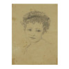 <p>Túlio Mugnaini. Figura Feminina Infantil. Desenho a lápis, 28 cm x 21 cm. Assinado e datado embaixo à direita: H.. 24-10-50. Origem: espólio de Cárbia Sabatel Bourroul e José Celestino Monteiro de Barros Bourroul.</p>
