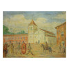 <p>Joaquim da Rocha Ferreira. Pátio do Colégio - SP. Óleo sobre placa, 43,5 cm x 59 cm. Assinado, localizado e datado embaixo à direita: Joaquim da R Ferreira / SP 963.</p>
