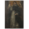 <p>Pintura Hispano Americana. São Vicente Ferrer. Óleo sobre tela, 150 cm x 100 cm. América Espanhola, séc. XVIII.</p>