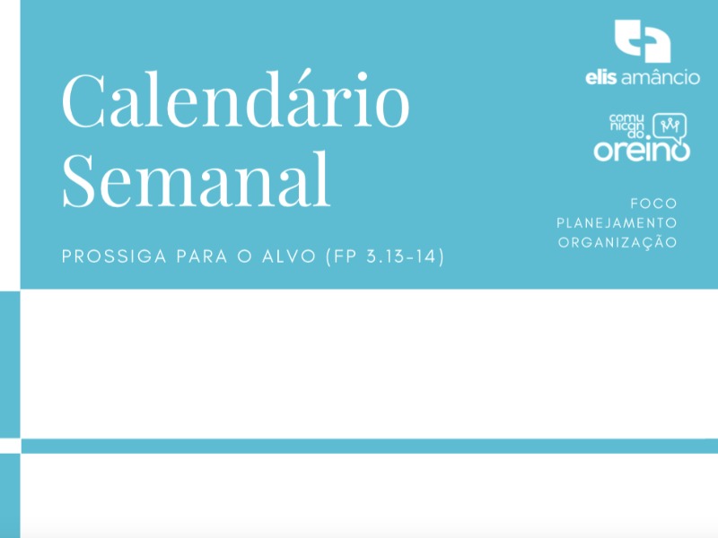 Calendário Semanal