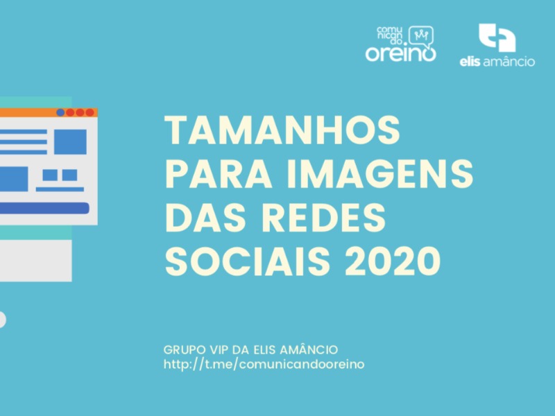 Tamanho de arquivos para Redes Sociais