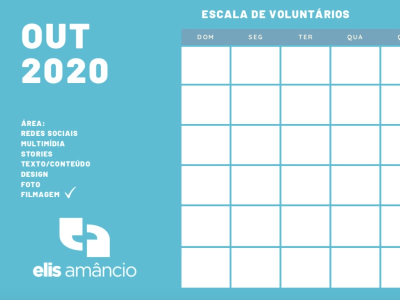 Modelo de Escala de Voluntários