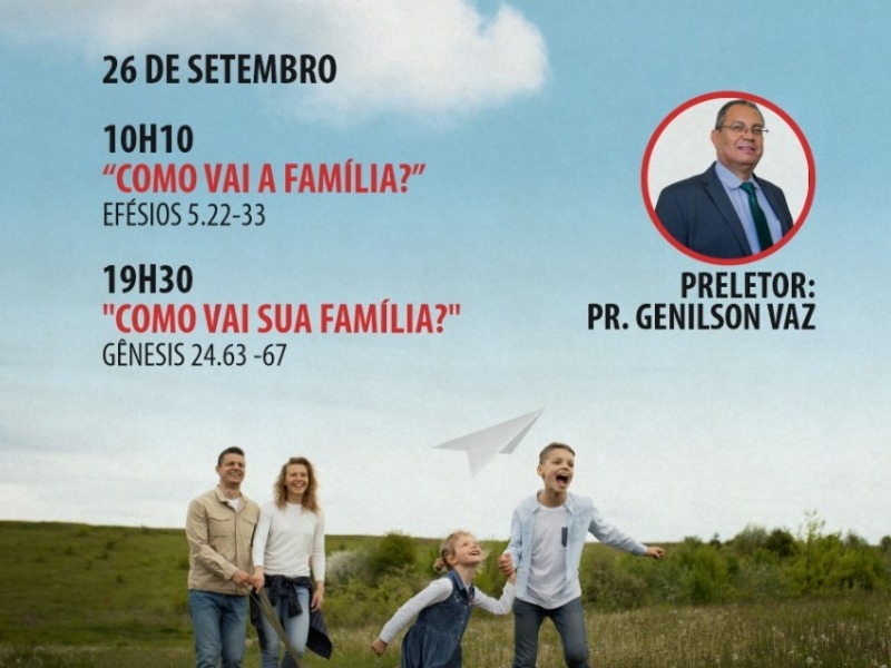 Está chegando o Domingo da Família!