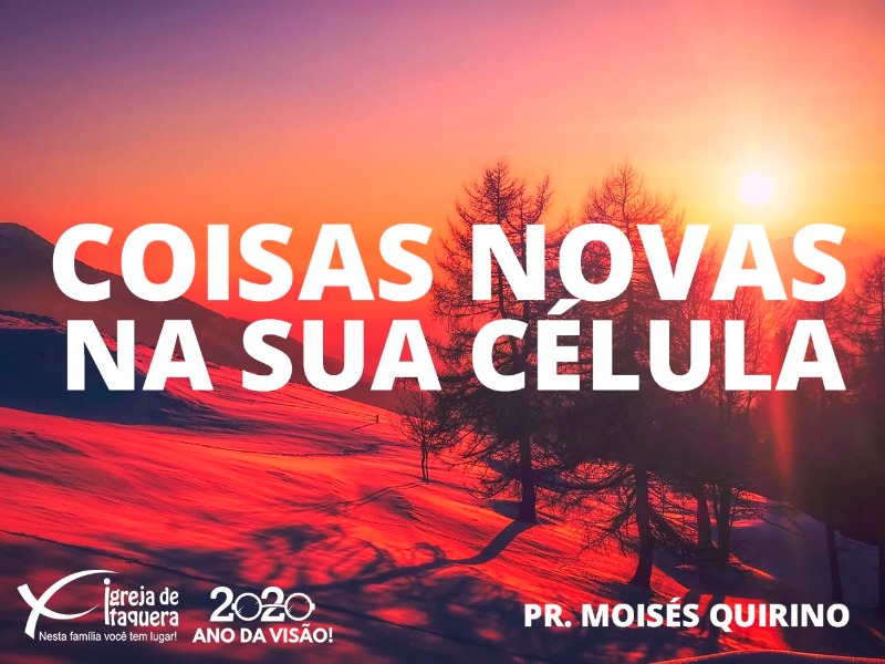 Coisas novas na sua célula