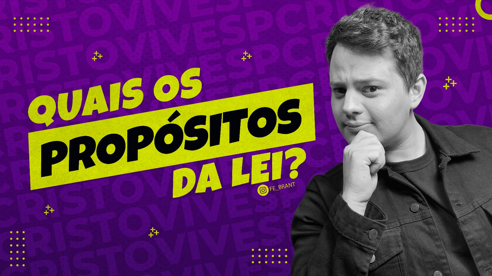 QUAIS OS PROPÓSITOS DA LEI // 10/10/2021 // Nº 3716