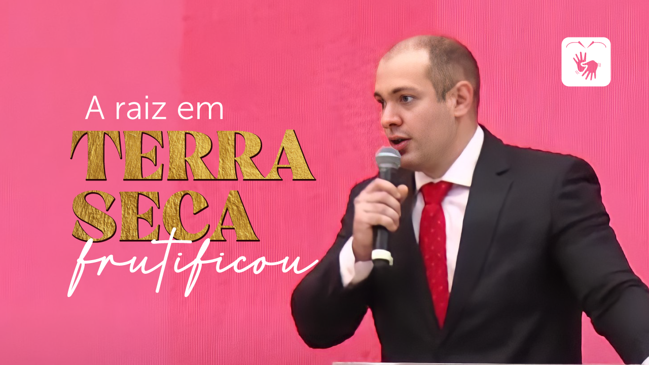 A raiz em terra seca frutificou