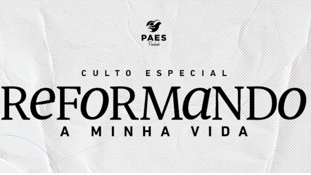Reformando a minha vida