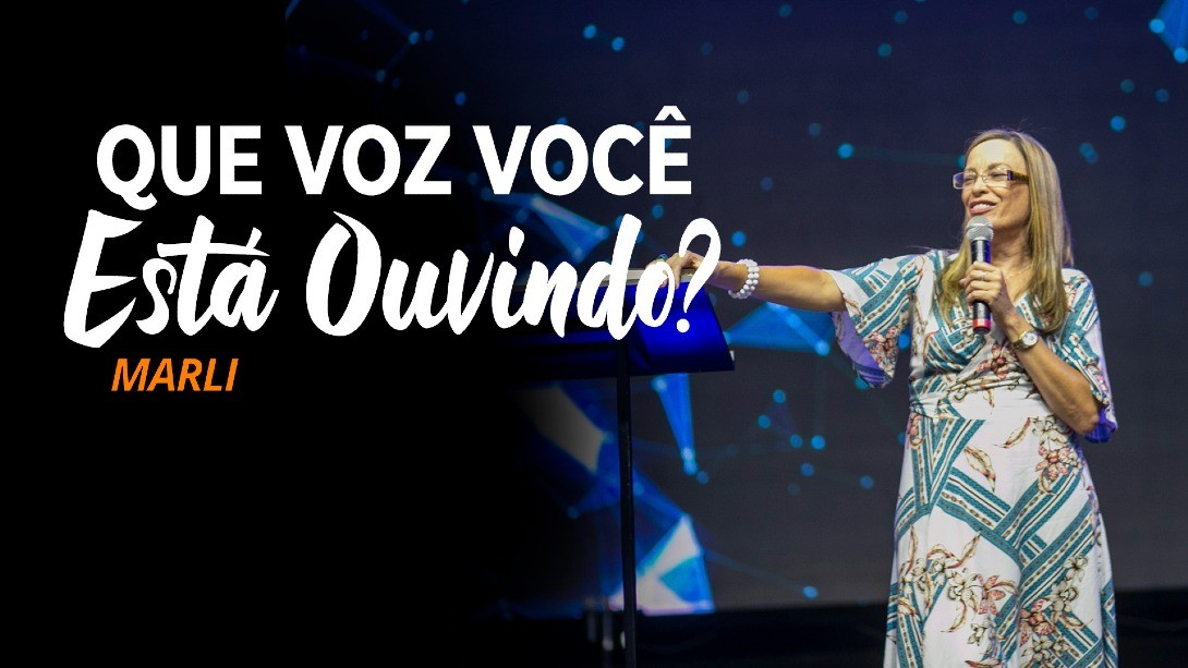 QUE VOZ VOCÊ ESTÁ OUVINDO?