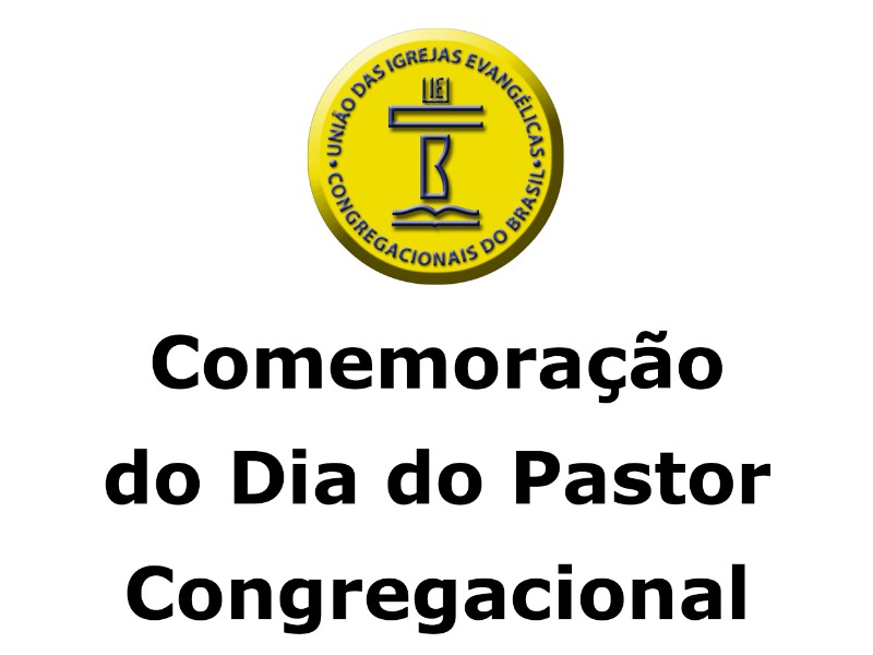 Dia do Pastor Congregacional