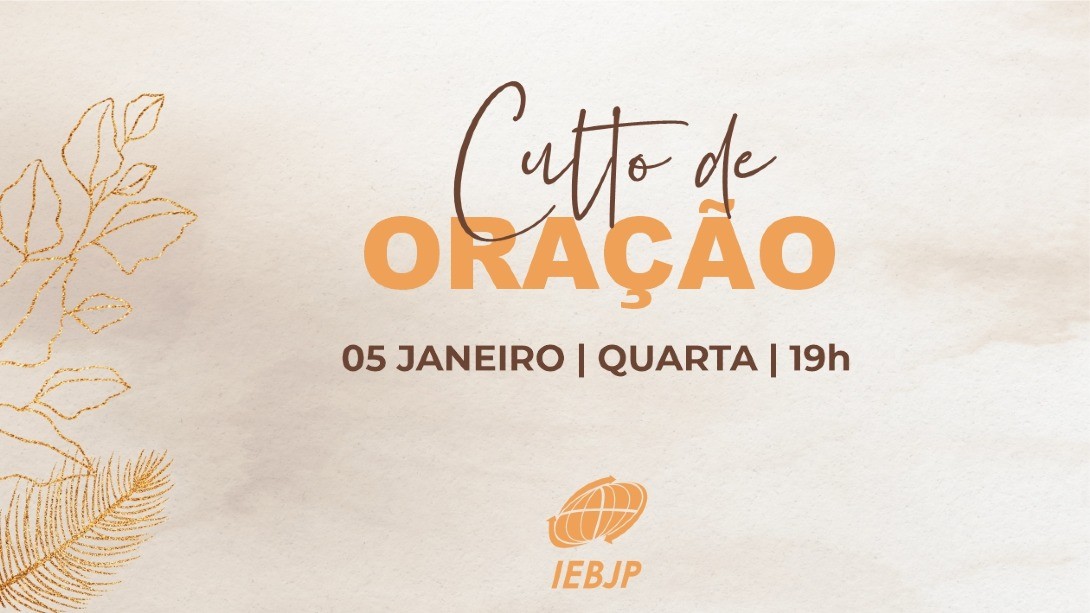 Culto de Oração 19h