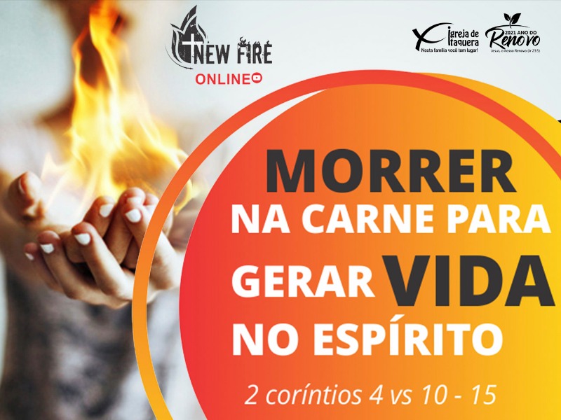 MORRER NA CARNE PARA GERAR VIDA NO ESPÍRITO