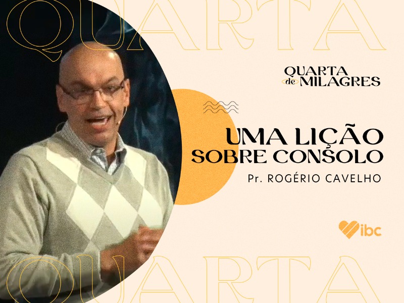 Uma lição sobre consolo
