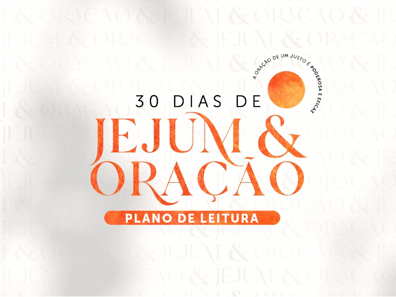 30 dias de Jejum & Oração