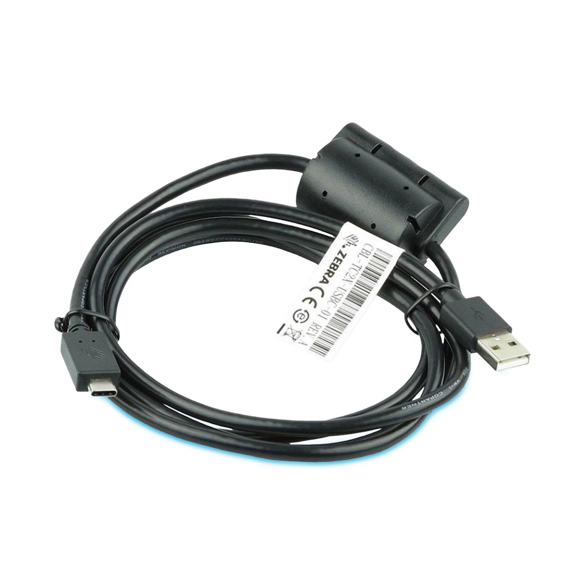 Kit Coletor de Dados Zebra TC21 com Cabo USB e Fonte Alimentação