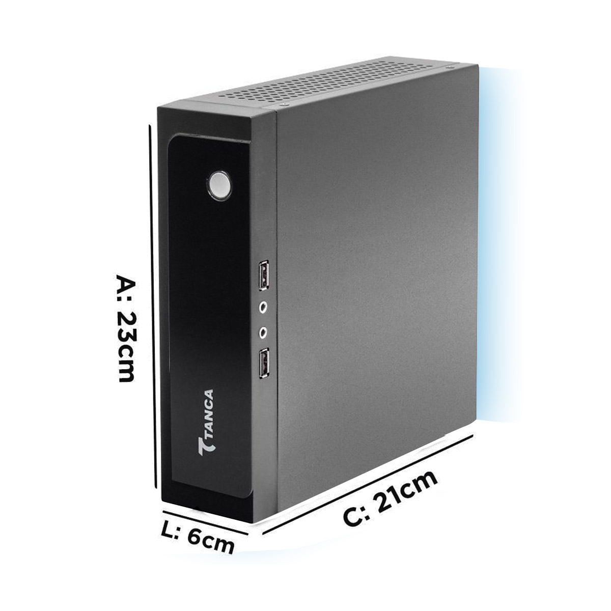 Mini CPU Tanca TC-6440S Intel Cel Dual Core J1800 SSD128 4 Serais