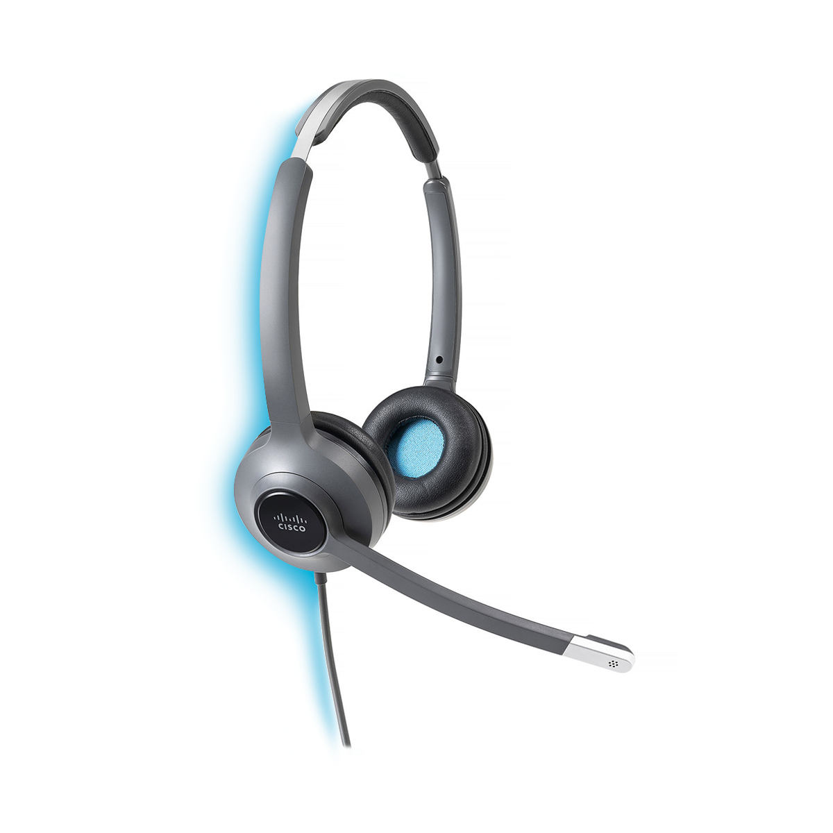 Fone de Ouvido Cisco Headset CP-HS-W-522 com fio duplo conector 3