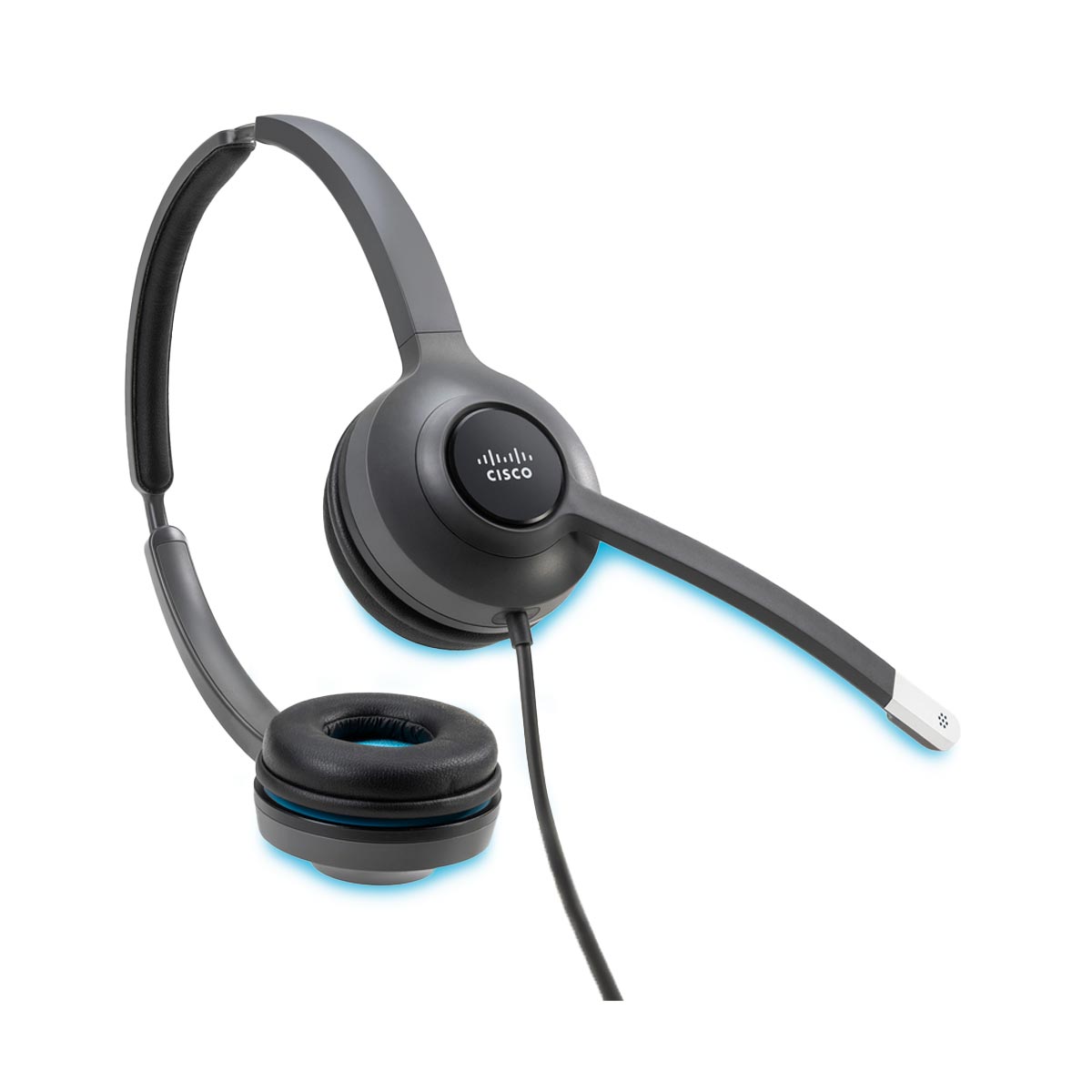 Fone de Ouvido Cisco Headset CP-HS-W-532 com fio duplo conector 3
